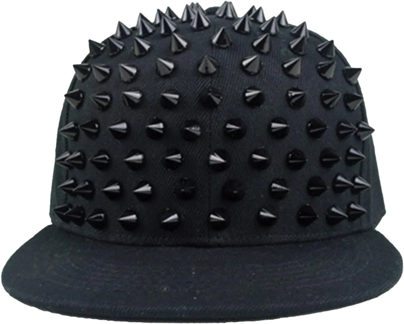BAIMORE Unisex Baseball Cap Rock Cool Hip Hop Studded Rivet Snapback Flat Cap Hat