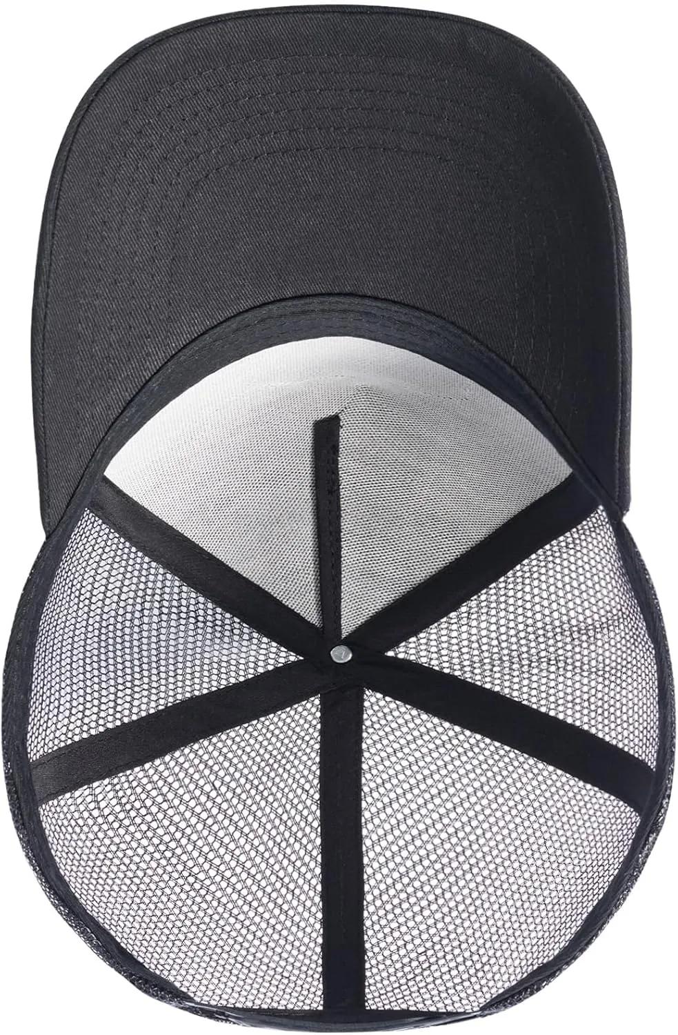 BASSDASH Trucker Hat Embroidered Patch Adjustable Baseball Cap Mesh Back Fishing Hat