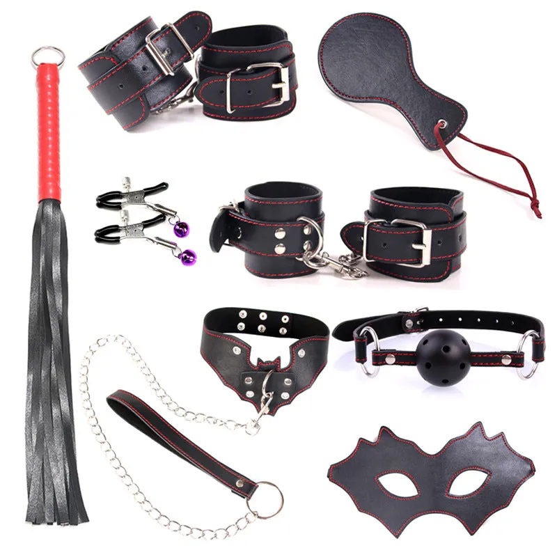 'Bat Style' 8 Piece Bondage Kit