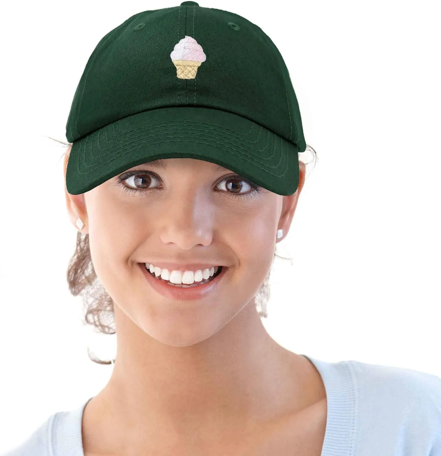 DALIX Soft Serve Ice Cream Hat Cotton Baseball Cap