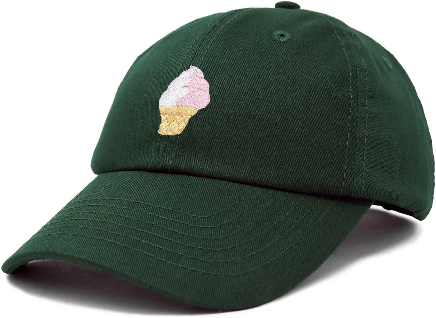 DALIX Soft Serve Ice Cream Hat Cotton Baseball Cap