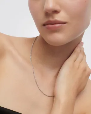 GRID 1 Essential Silver Chain Necklace