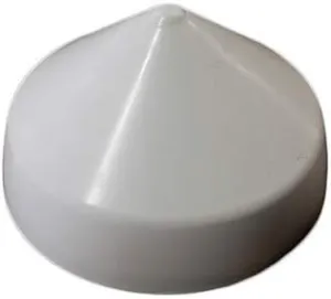 ''Monarch" White Cone Piling Cap - 14"