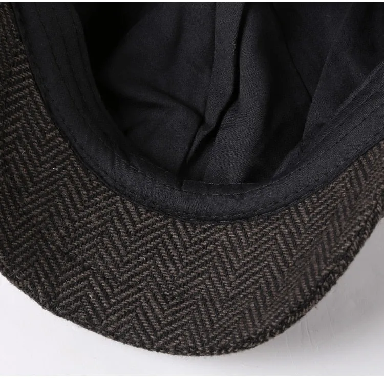 Newsboy Herringbone Cap
