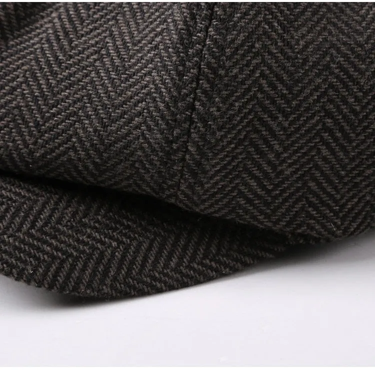 Newsboy Herringbone Cap