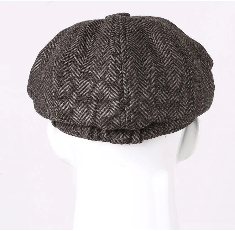 Newsboy Herringbone Cap
