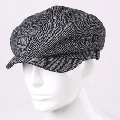 Newsboy Herringbone Cap