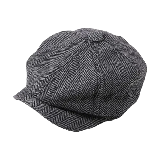 Newsboy Herringbone Cap