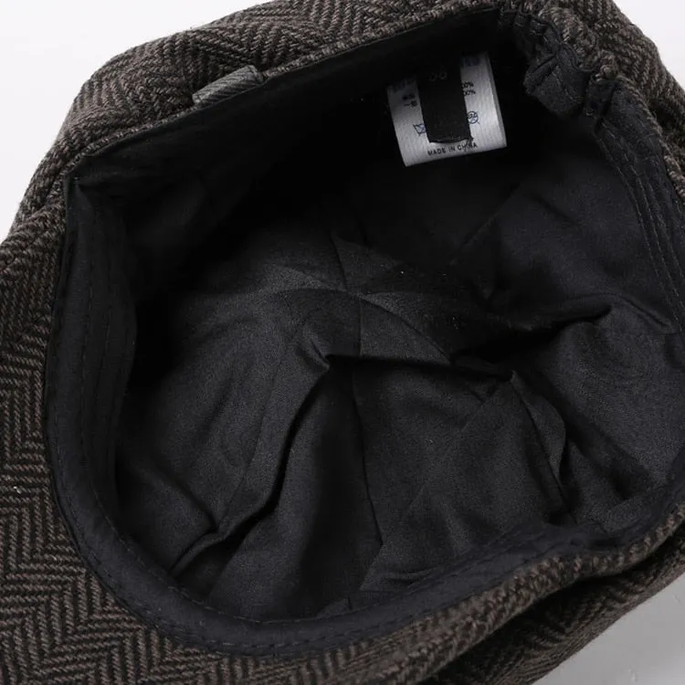 Newsboy Herringbone Cap