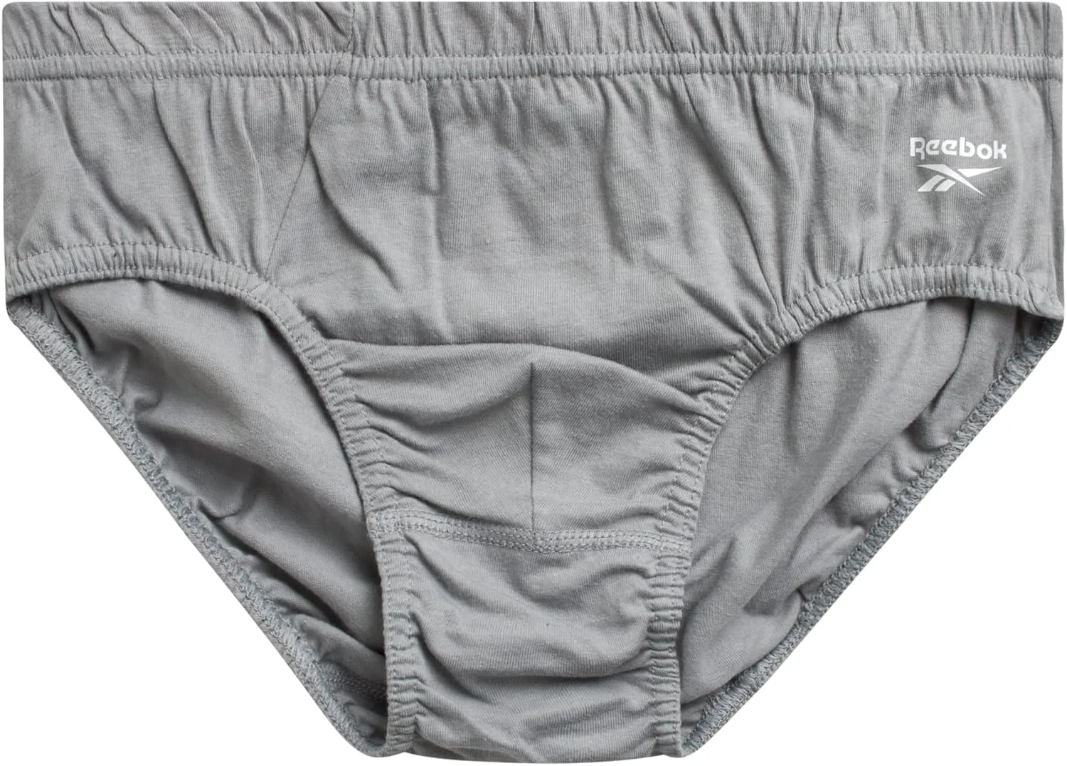 Reebok Low Rise Mens Underwear Briefs - 5 Pack Performance Briefs Cotton Underwear For Men with Contour Pouch (Sizes: S-XL)