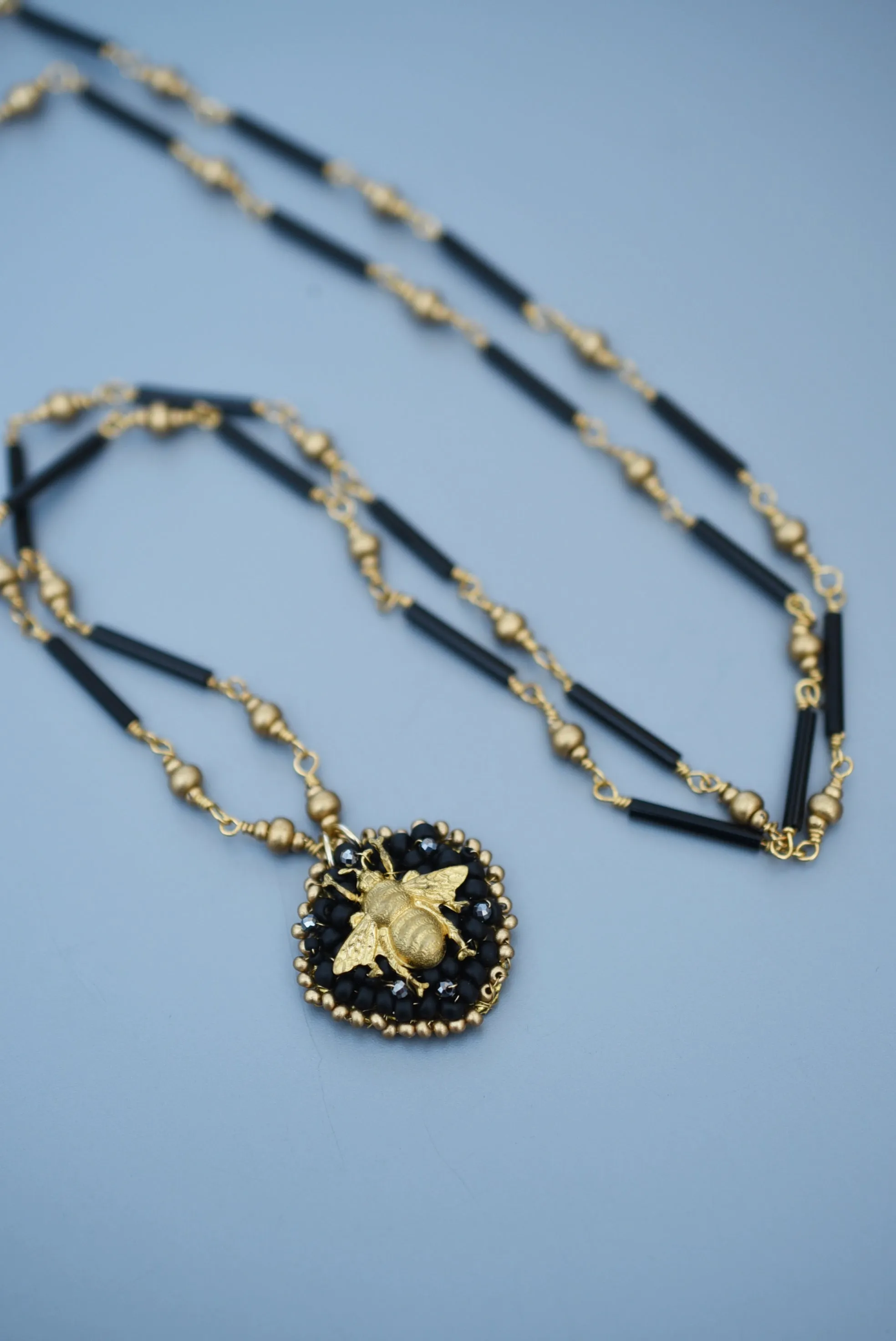 stitch hachi long necklace(glasses chain)