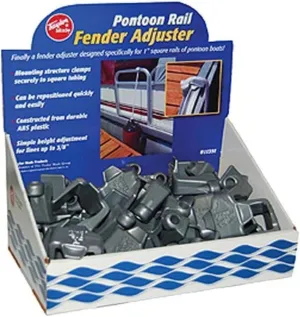 Taylor Made Products 11391 Pontoon Rail Marine Fender Adjuster, 36 PC, Gray