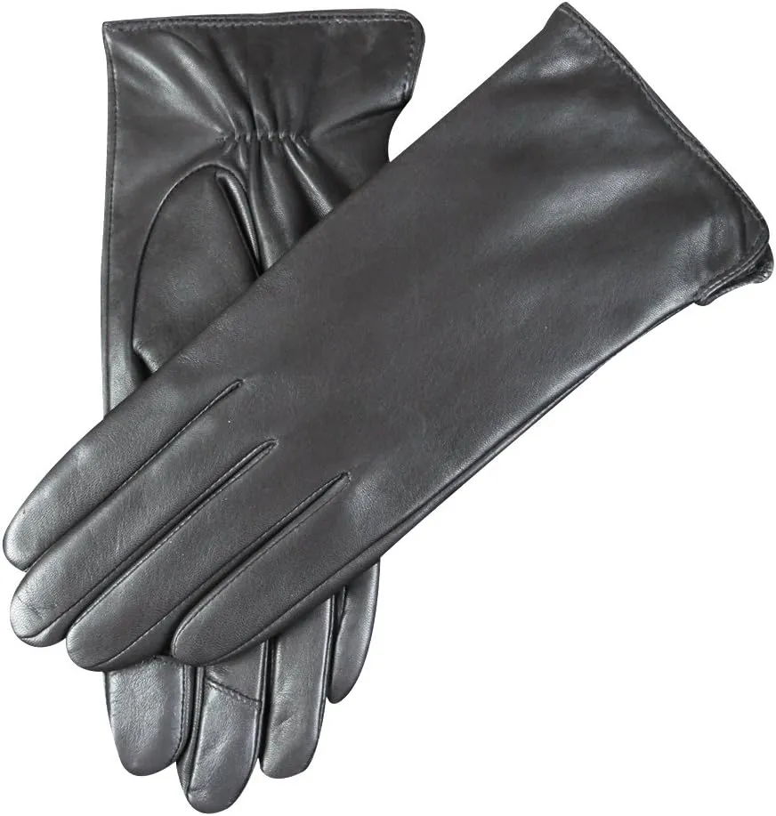 Winter Gloves for Women Genuine Leather Warm Cashmere & Wool Blend Lining Touchscreen Windproof Driving Dress