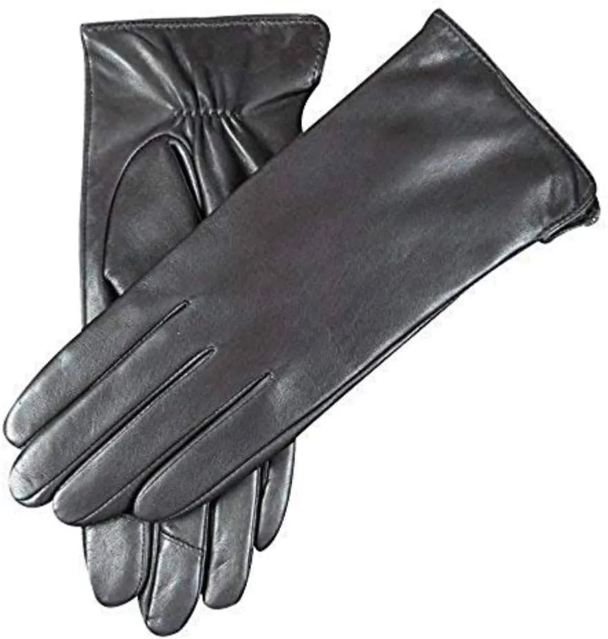 Winter Gloves for Women Genuine Leather Warm Cashmere & Wool Blend Lining Touchscreen Windproof Driving Dress